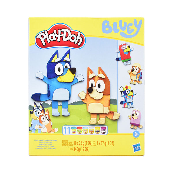Play-Doh Bluey Make n Mash Costumes Playset | Creative Toy Set