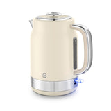 Swan Retro Revive Cream Jug Kettle | 1.7L, Illuminated Power Switch
