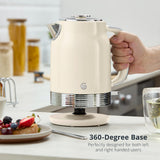 Swan Retro Revive Cream Jug Kettle | 1.7L, Illuminated Power Switch