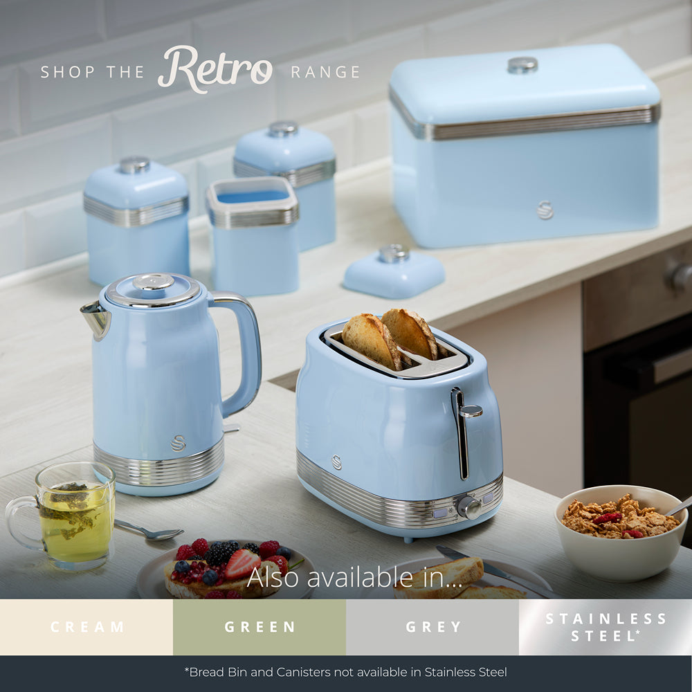 Swan Retro Revive Cream Jug Kettle | 1.7L, Illuminated Power Switch