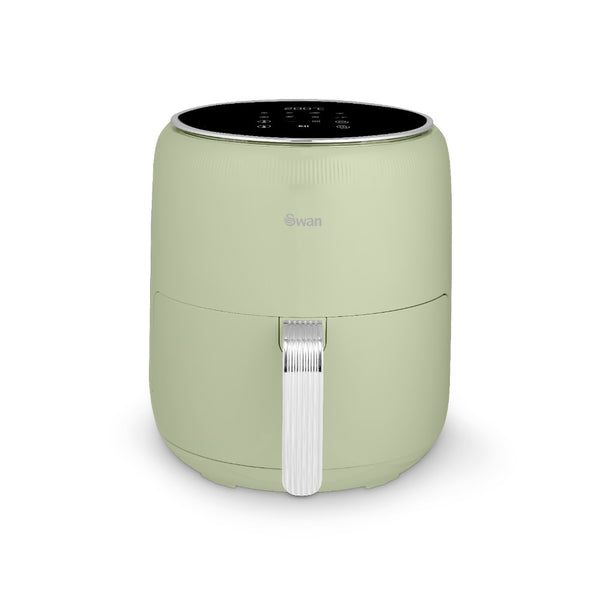 Swan Retro Touch Control Pull-Out Drawer Air Fryer | 4.5L, Sage Green