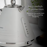 Tower Ash Grey Cone Kettle | Ergonomic Handle, Precision Spout