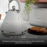 Tower Ash Grey Cone Kettle | Ergonomic Handle, Precision Spout