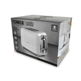 Tower Ash Grey 2-Slice Toaster | 7-Level Browning, Wide Slots