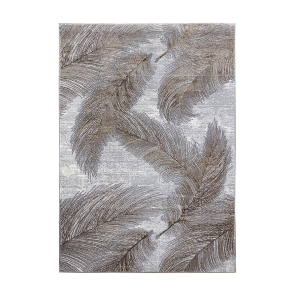  Boutique Plumes Grey Rug | 160 x 220cm