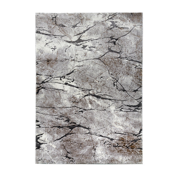  Glitz Marble Grey Rug | 160 x 220cm
