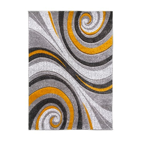  Samba Spirals Ochre Rug | 80 x 150cm
