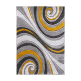  Samba Spirals Ochre Rug | 120 x 170cm