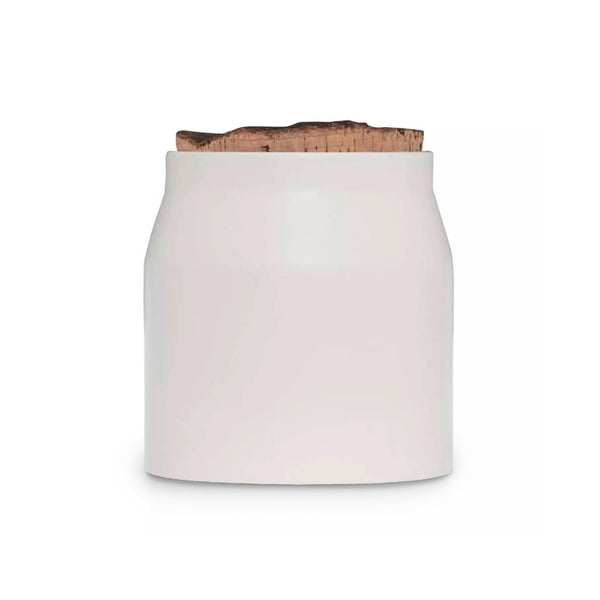 Tower Natural Life Ceramic Storage Jar | Matte White, H12.5cm