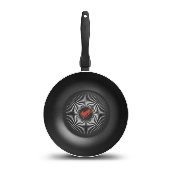 Tower Smart Start Nonstick 28cm Wok | Colour-Changing Heat Indicator