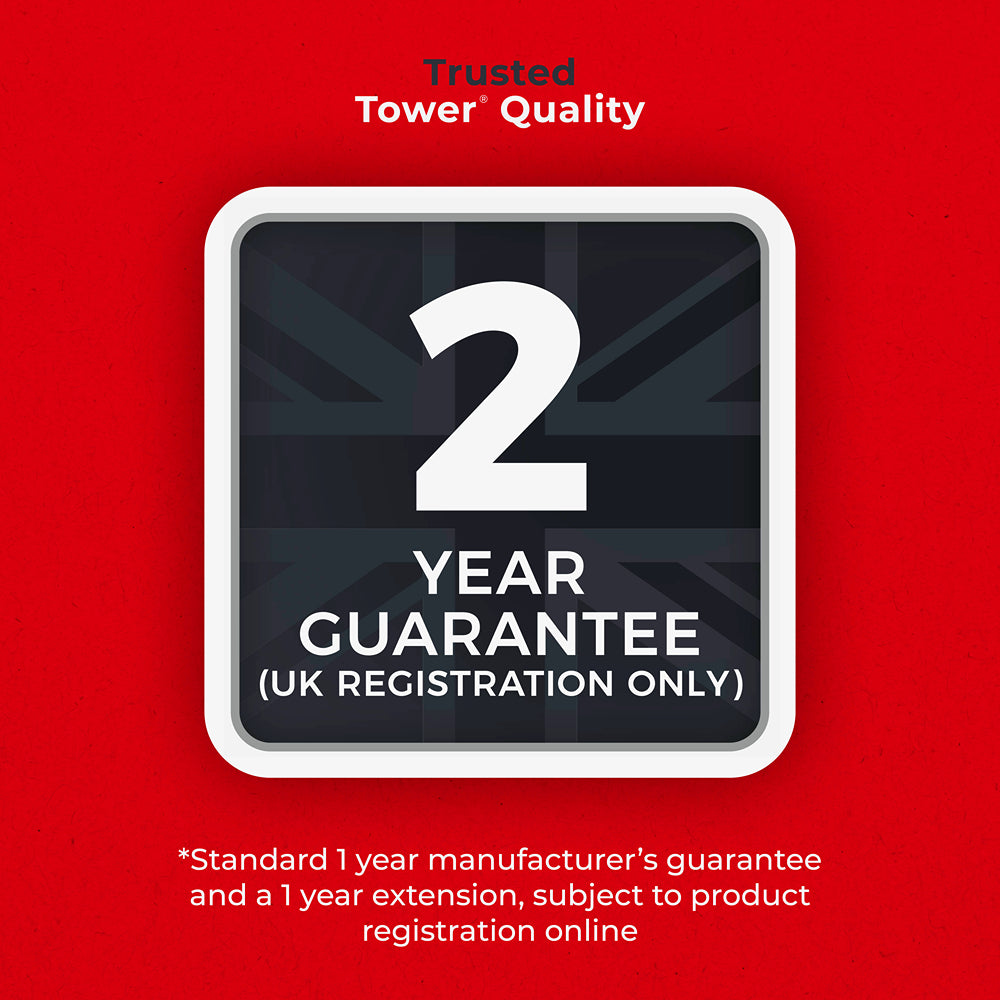 Tower Smart Start Nonstick 28cm Wok | Colour-Changing Heat Indicator