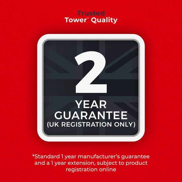 Tower Smart Start Nonstick 28cm Wok | Colour-Changing Heat Indicator