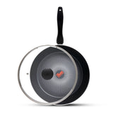 Tower Smart Start 28cm Multi-Pan Frying Pan | Heat Indicator, Glass Lid
