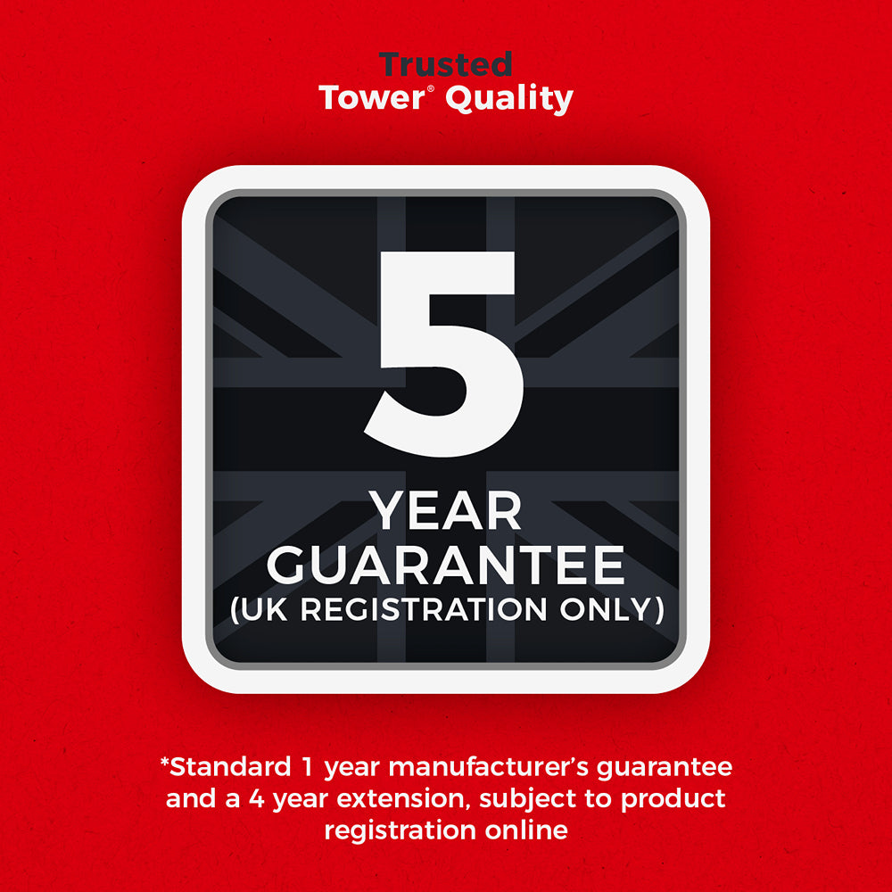 Tower Smart Start 28cm Nonstick Frying Pan | Heat Indicator, Riveted Handle