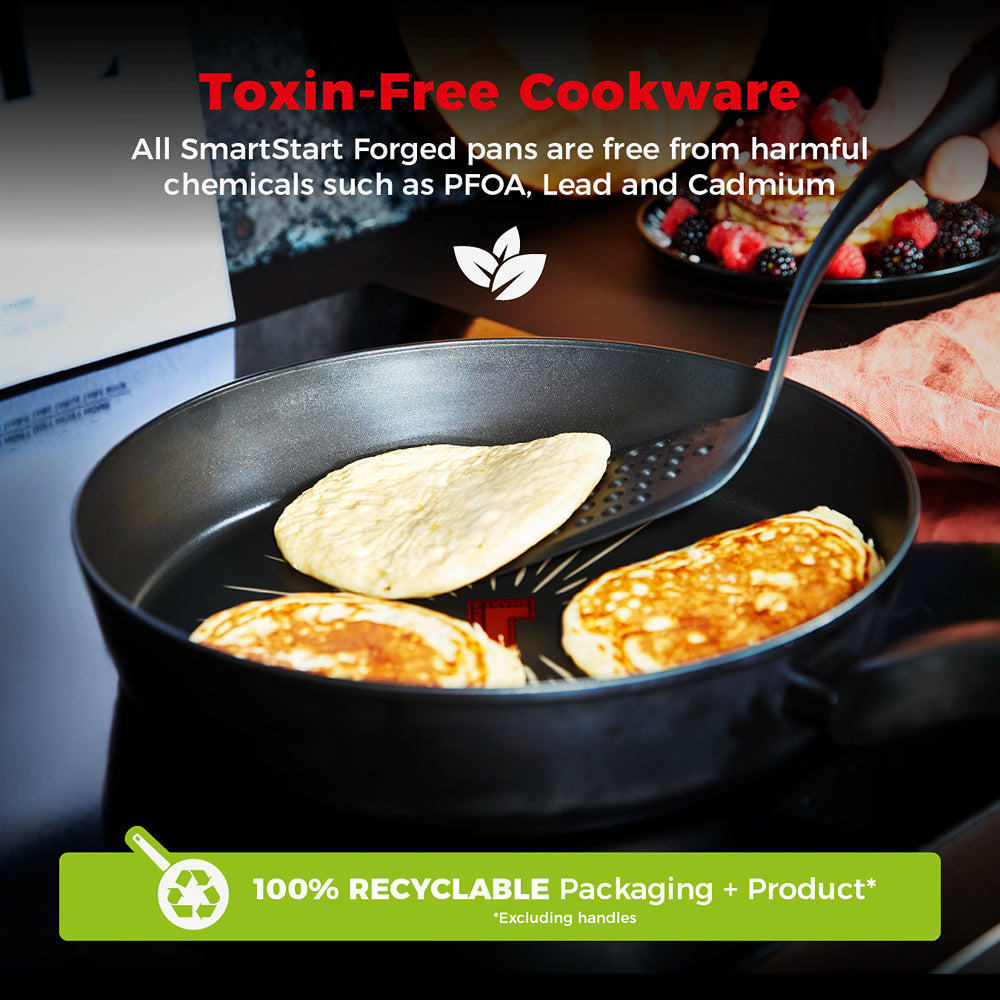 Tower Smart Start 28cm Nonstick Frying Pan | Heat Indicator, Riveted Handle