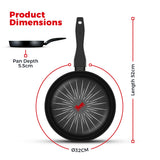 Tower Smart Start Frying Pan - Non-Stick - 32cm