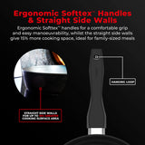 Tower Smart Start Forged Easy-Release Cookware Set | 5 Piece, Glass Lids