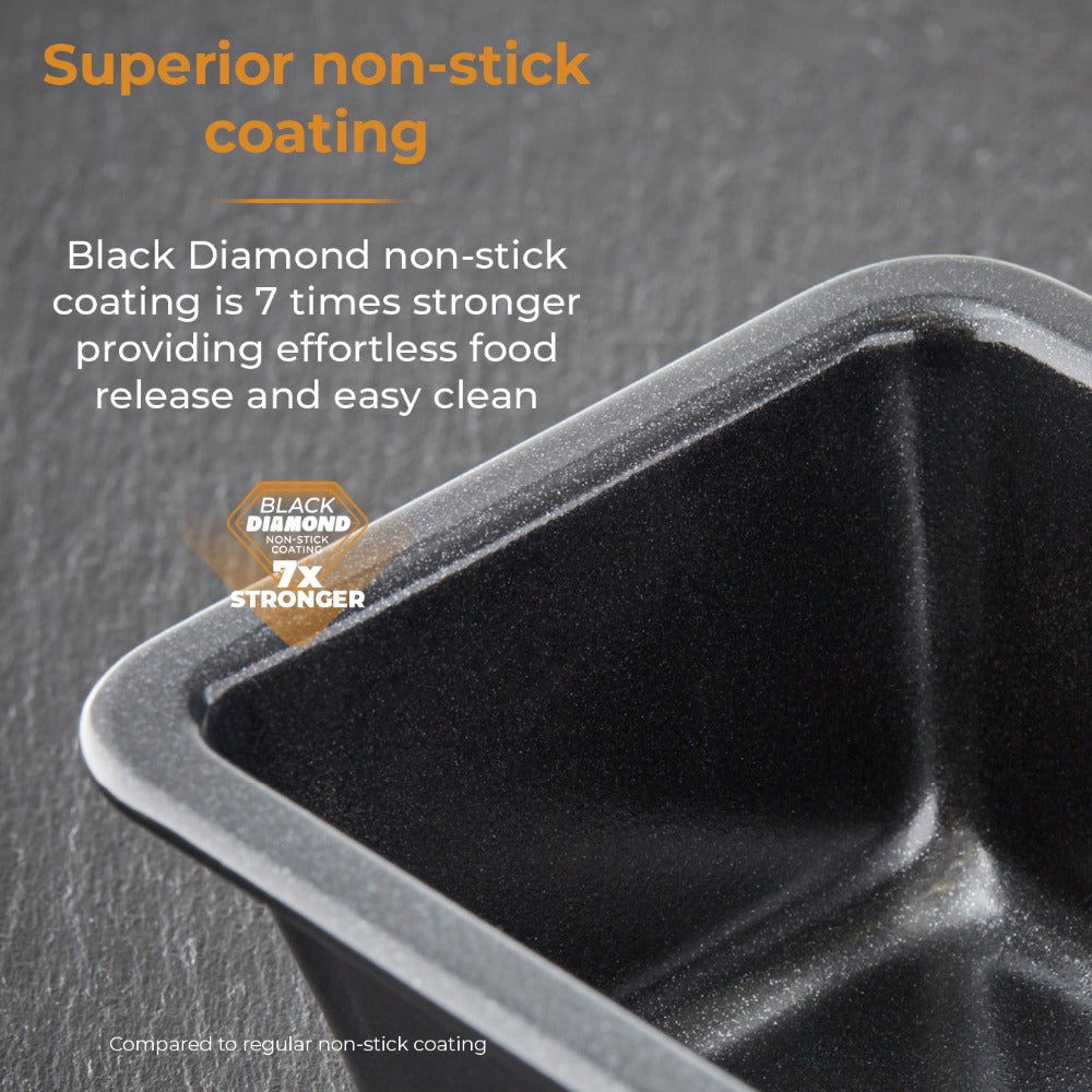 Tower 1lb Non-Stick Loaf Pan | Deep Rectangular, Reinforced Rim