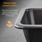 Tower 1lb Non-Stick Loaf Pan | Deep Rectangular, Reinforced Rim