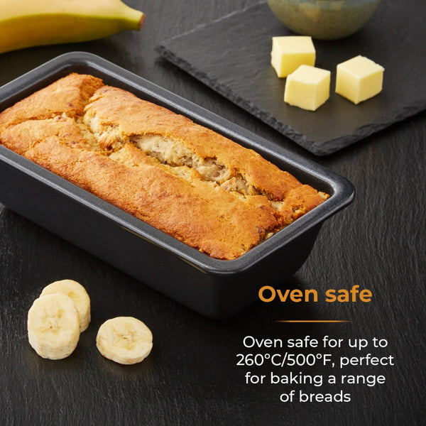 Tower 1lb Non-Stick Loaf Pan | Deep Rectangular, Reinforced Rim