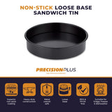 Tower Round Lidded Storage Box Organiser | Matte Black, Stackable