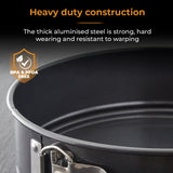 Tower 25cm Springform Cake Tin | Quick-Release Latch, Removable Base