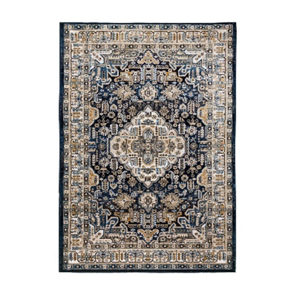  Aziza Medallion Rug | Navy 200 x 300cm