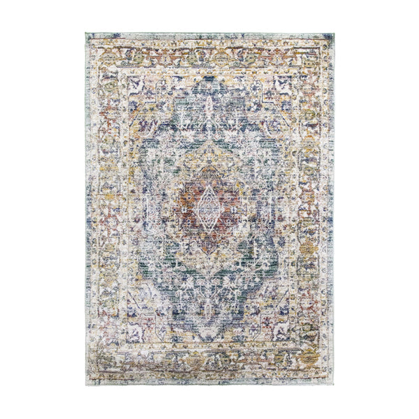  Boho Medallion Green Rug | 200 x 300cm