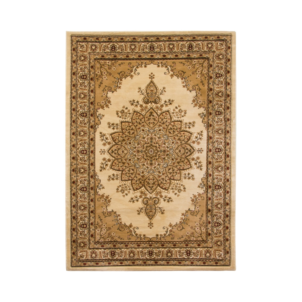  Classique Medallion Ivory Rug | 200 x 300cm