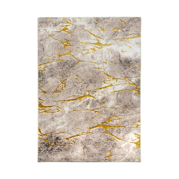  Glitz Marble Ochre Rug | 200 x 300cm