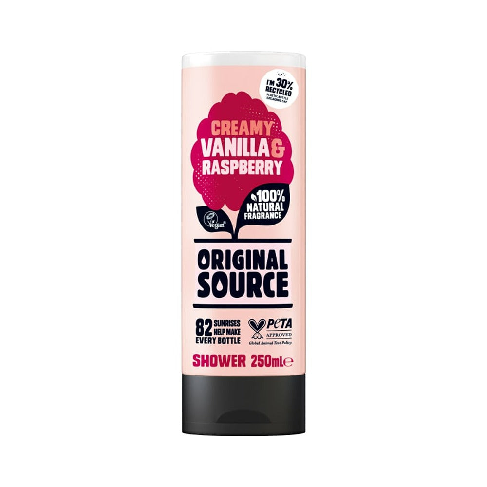 Original Source Creamy Vanilla & Raspberry Shower Gel | 250ml