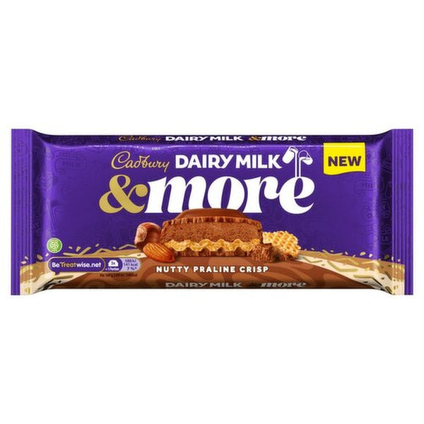 Cadbury's Dairy Milk & More Nutty Bar | 180g