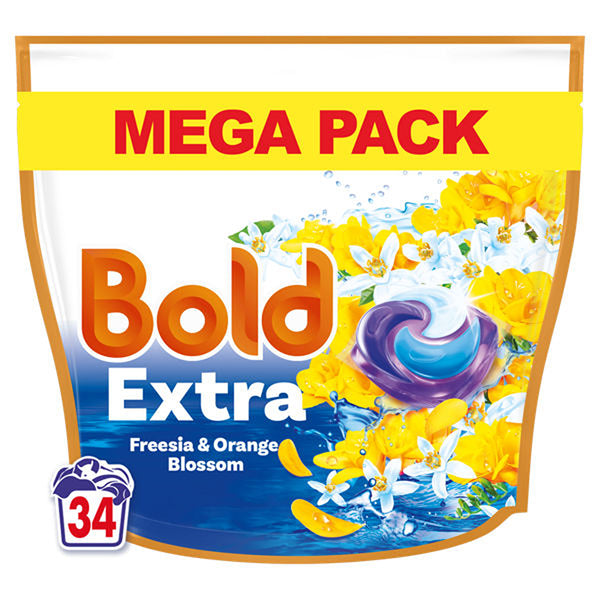 Bold Extra Freesia & Orange Blossom Laundry Pods | 34 Washes