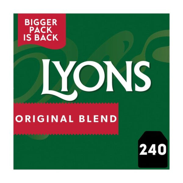 Lyons Original Blend Classic Everyday Tea Bags | 240 Count, 696g