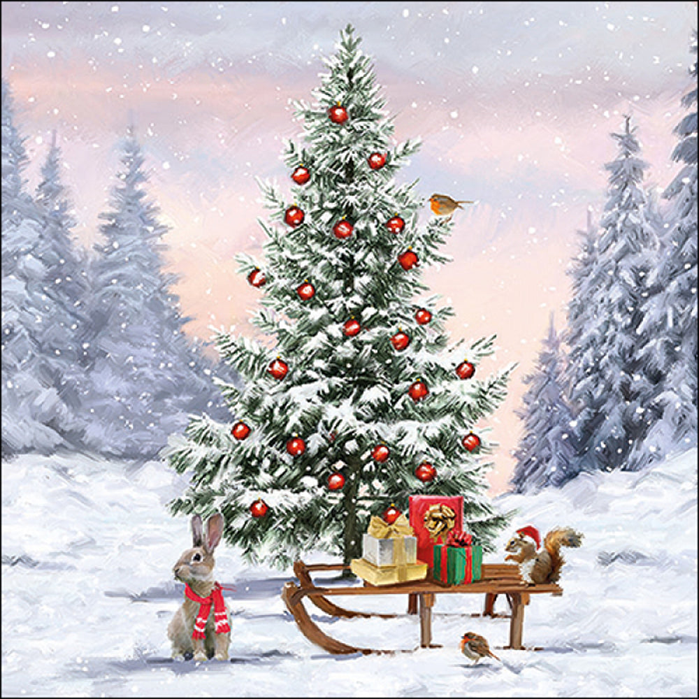 Ambiente Winter Animals Napkins - 20 Pack