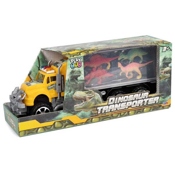 Play Hub Dinosaur Transporter Toy Set 