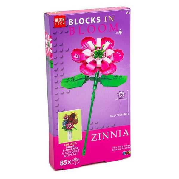 Block Tech Blocks In Bloom Zinnia Building Set