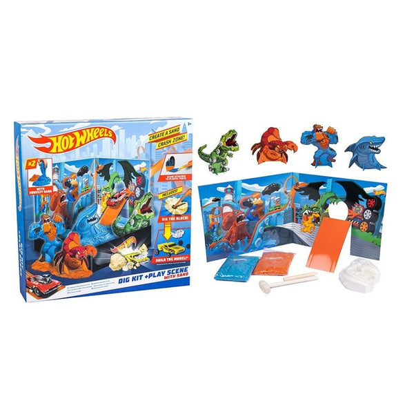 Hot Wheels Creative Dig Kit with Sand 