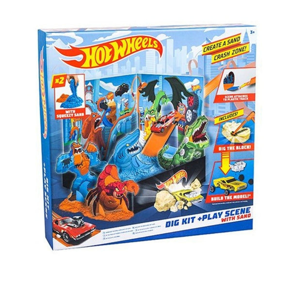 Hot Wheels Creative Dig Kit with Sand 