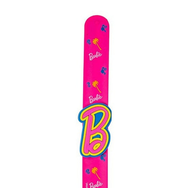 Barbie Bold Pink Silicone Snap Band 