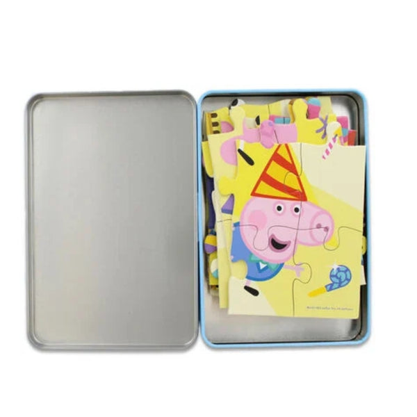 Peppa Pig Wooden Puzzle Tin 