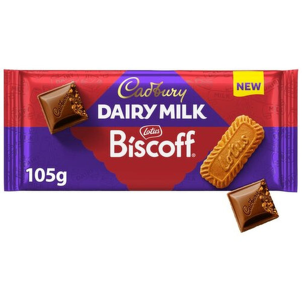 Cadbury's Dairy Milk Biscoff Chocolate Bar | 105g
