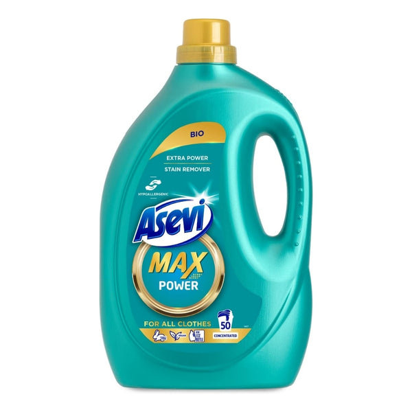 Asevi Max Power Detergent | Hypoallergenic | 50 Washes