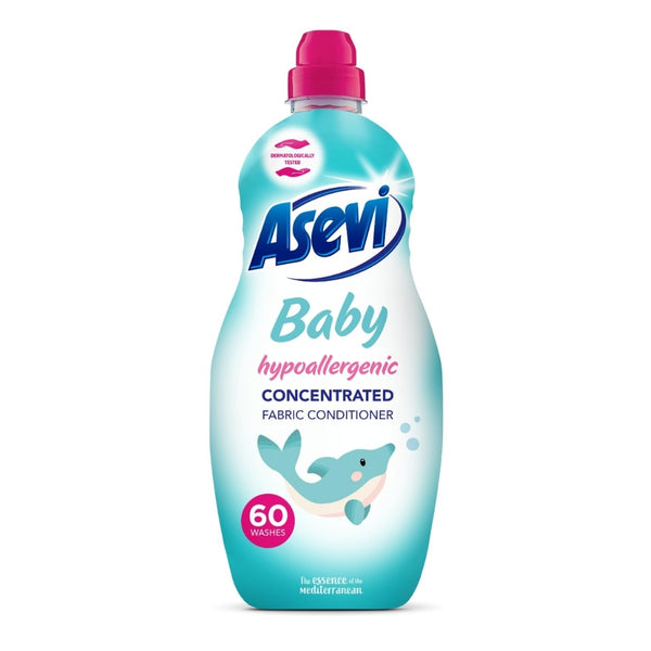 Asevi Hypoallergenic Baby Fabric Conditioner | 60 Washes