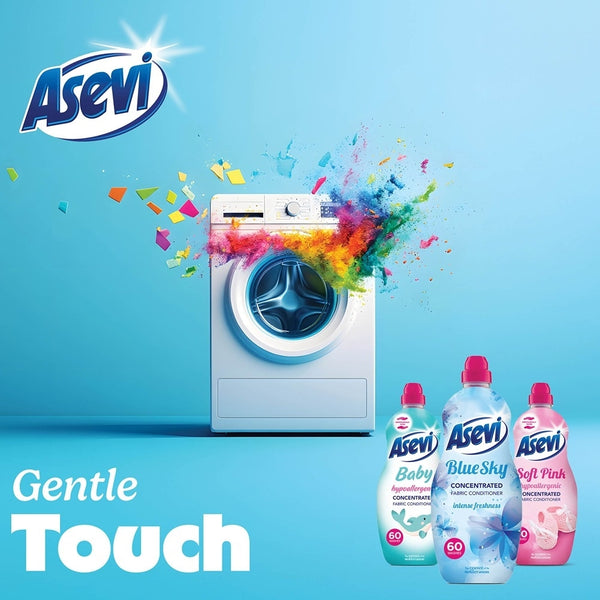 Asevi Hypoallergenic Baby Fabric Conditioner | 60 Washes