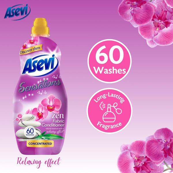 Asevi Fab Soft Zen Fabric Softener | 60 Washes