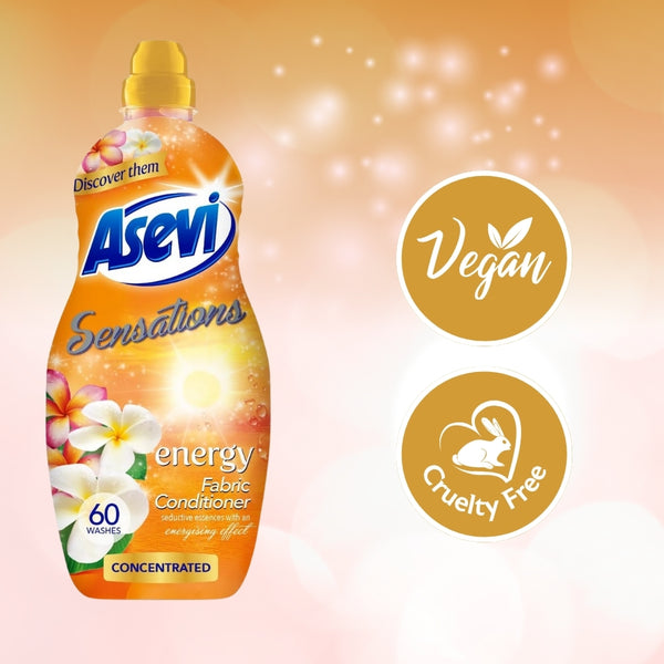Asevi Sensations Fab Soft Energy Fabric Conditioner | 60 Washes