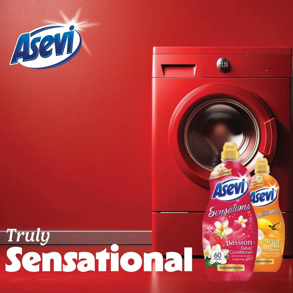 Asevi Sensations Fab Soft Energy Fabric Conditioner | 60 Washes