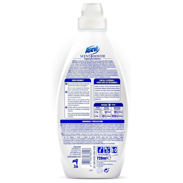 Asevi Scent Booster Blue | Long-Lasting Fragrance | 36 Washes