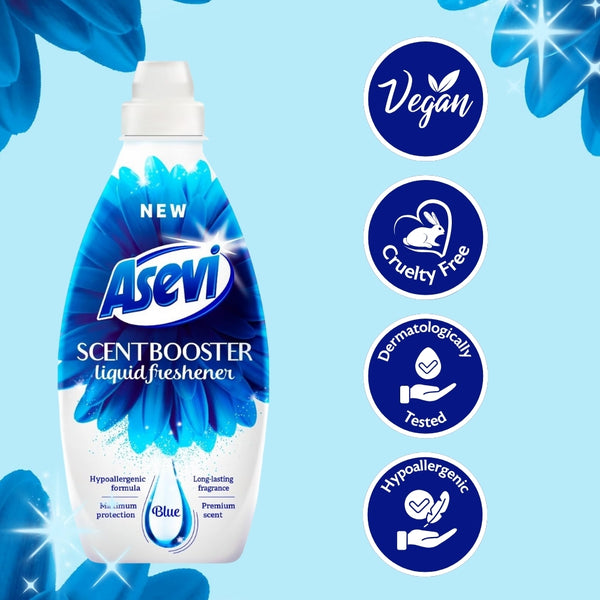 Asevi Scent Booster Blue | Long-Lasting Fragrance | 36 Washes